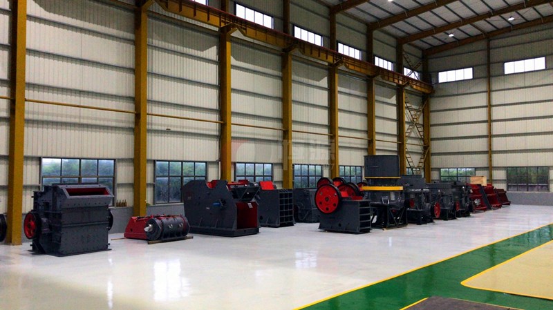 破碎機工廠設備展廳一角 破碎機工廠設備展廳一角